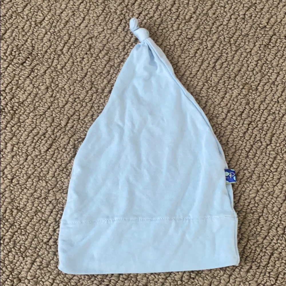 Kickee Pants knot top beanie 0-3 mo